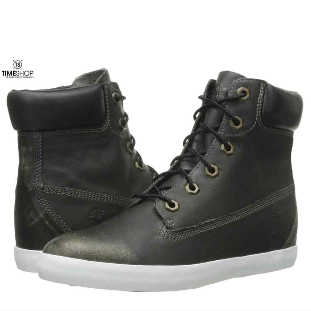 Timberland Womens Glastenbury 6 Inch Lace Boot, Black size 7.5